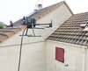 drone nettoyage toiture écologique en action sur chantier