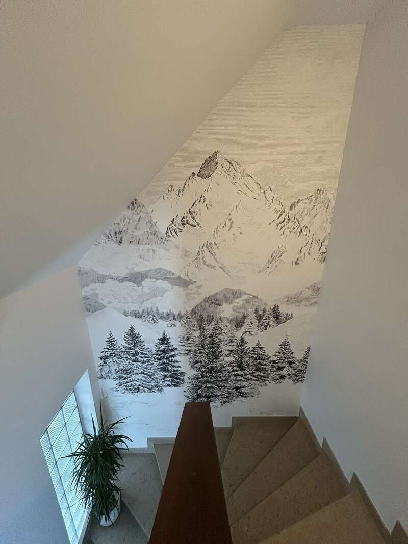 rénovation mur après