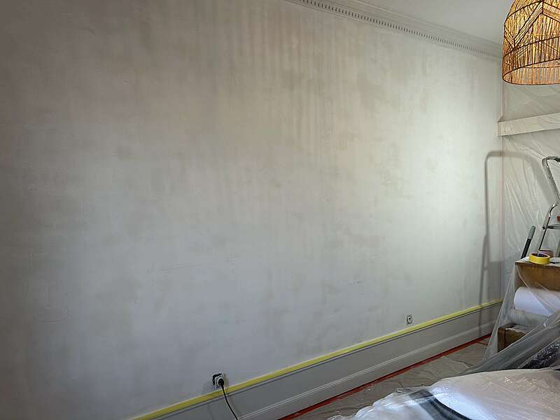 rénovation mur avant