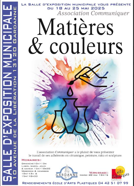 Exposition de notre Association COMMUNIQUER à Gardanne