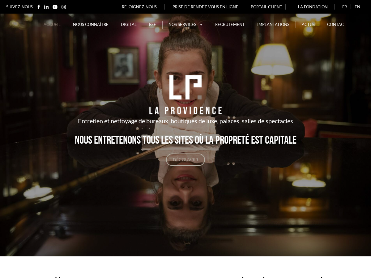 Exemple de site internet à Courbevoie