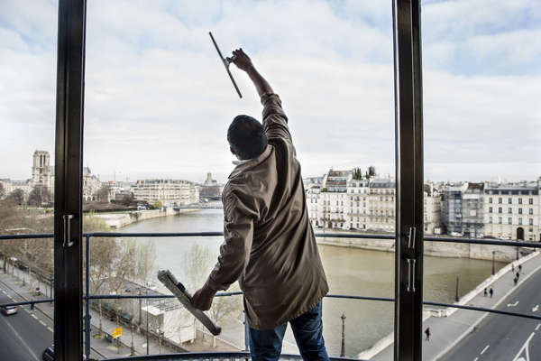 Le nettoyage de surfaces vitrées 