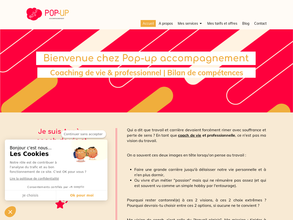 Exemple de site internet de Coaching personnel et professionnel à Le Plessis-Trévise