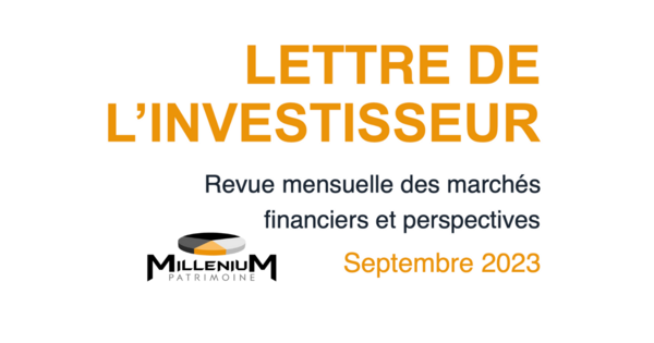 Lettre de l'investisseur - Septembre 2023