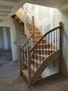 Escalier et rampe en bois