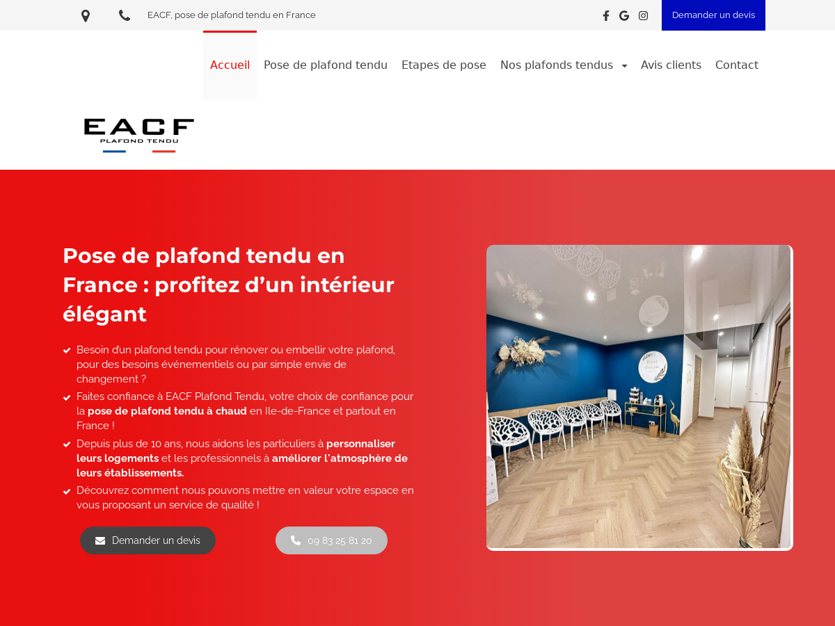 Exemple de site internet de  à Bois-d'Arcy