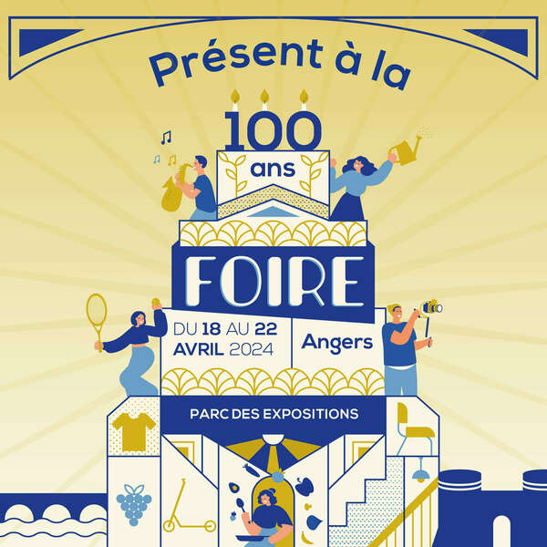 PRESENT SUR LA FOIRE D'ANGERS DU 18 AU 22 AVRIL 2024