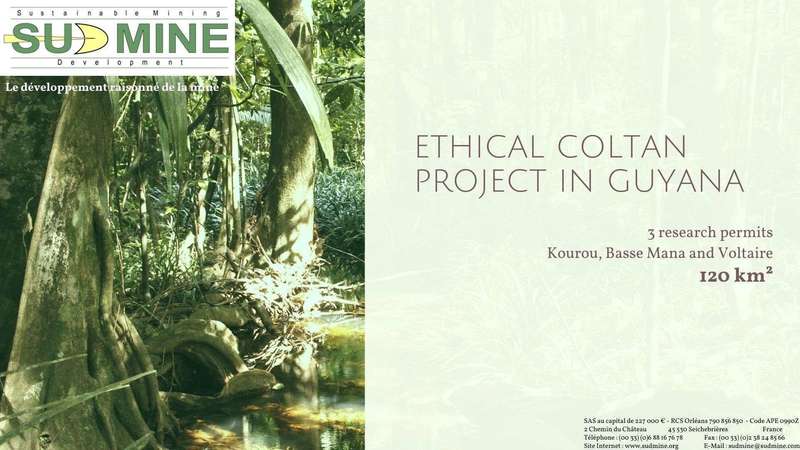 Ethical coltan project in Guyana