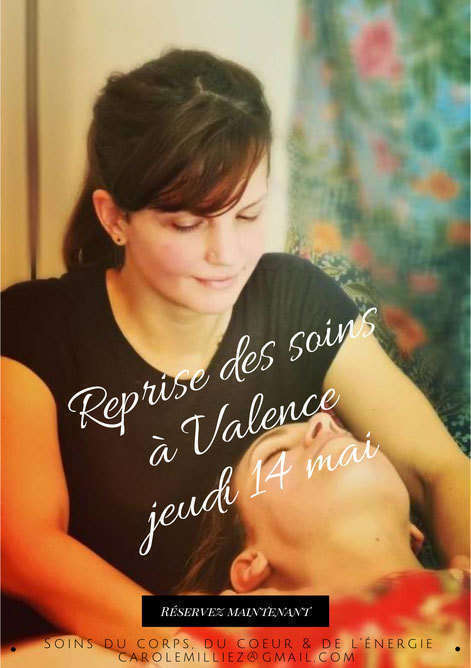 Reprise des Soins en cabinet à Valence !