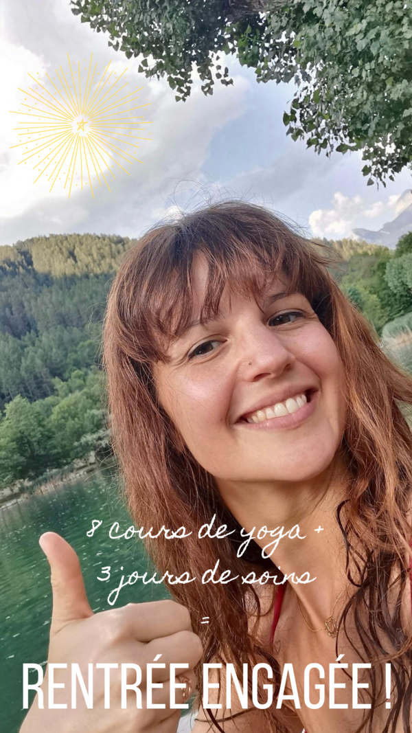 Une rentrée ENGAGÉE : 8 cours de yoga + 3 jours de soins À L’ART DU SOI à Valence !