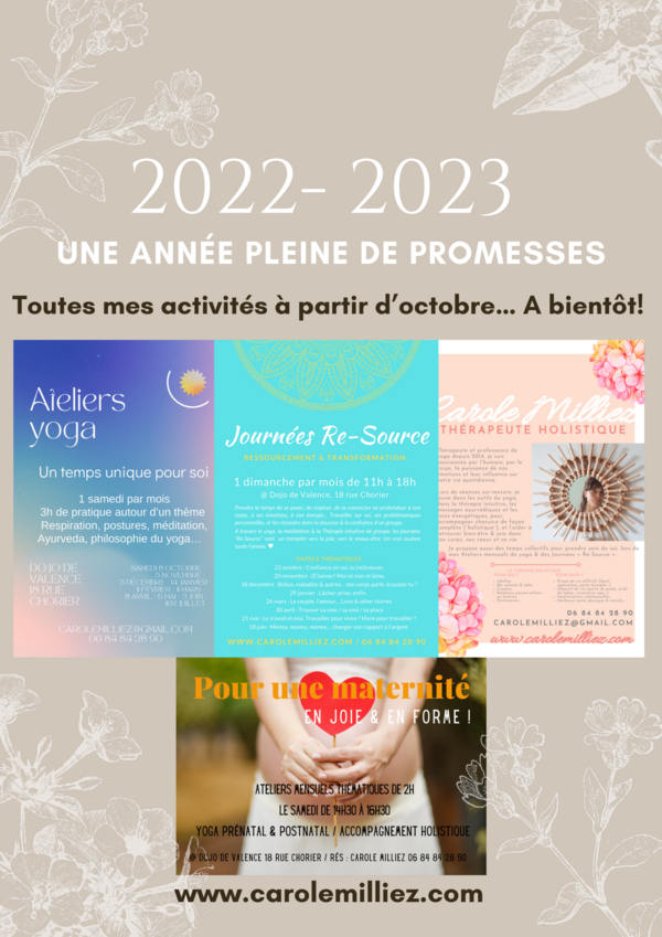 Mes activités 2022-2023 !!