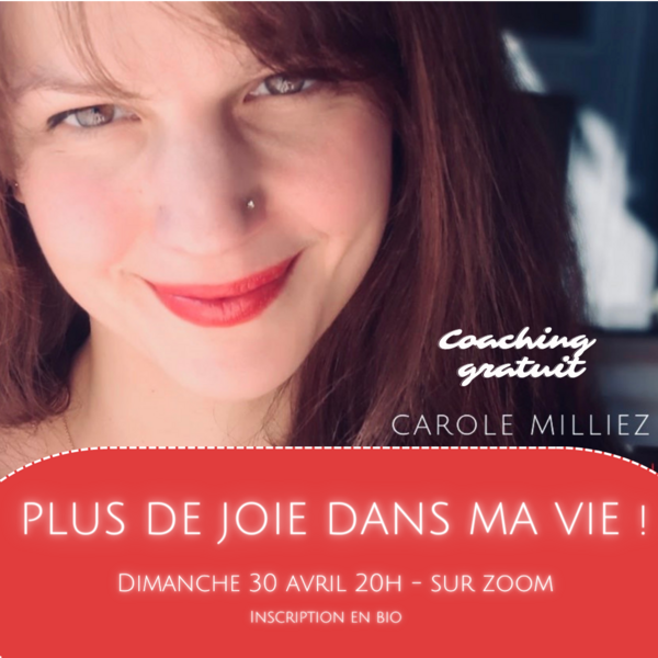 Tu veux plus de joie dans ta vie toi aussi ? 