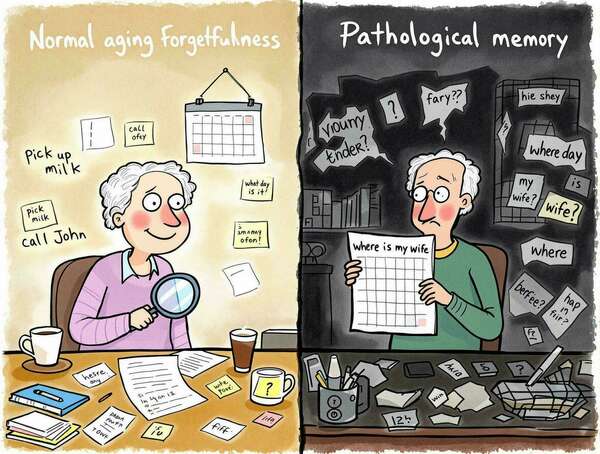 Comment distinguer les oublis normaux du vieillissement des troubles pathologiques ?