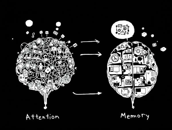 Quelles est la relation entre les troubles de l'attention et la mémoire ?