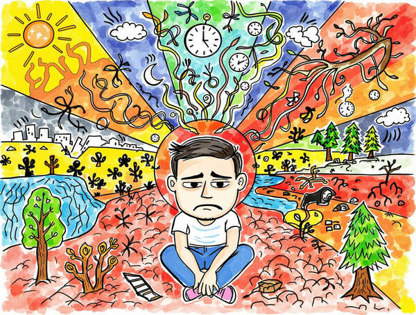 Les effets psychologiques du changement climatique