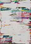 an abstract painting in a variety of colors evoking moments in life