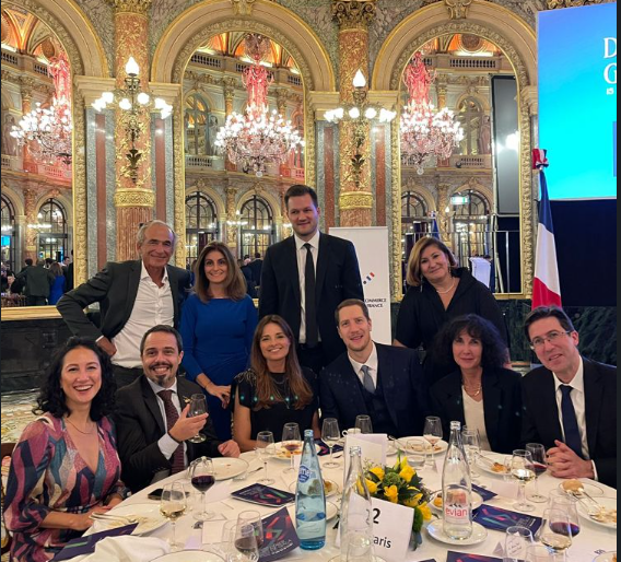 Jantar de gala 2023 da Câmara de Comércio do Brasil na França