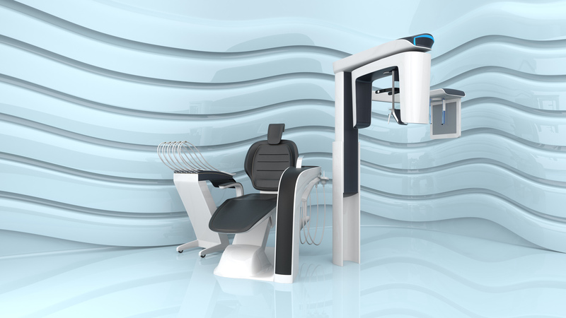 Illustration d'un appareil de radiographie dentaire 3D