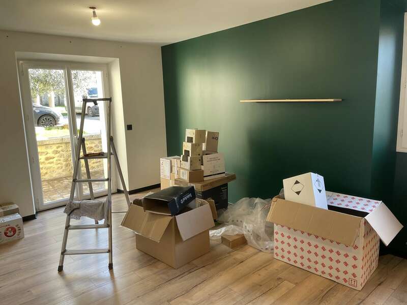 aménagement salon après lumineux belle décoration