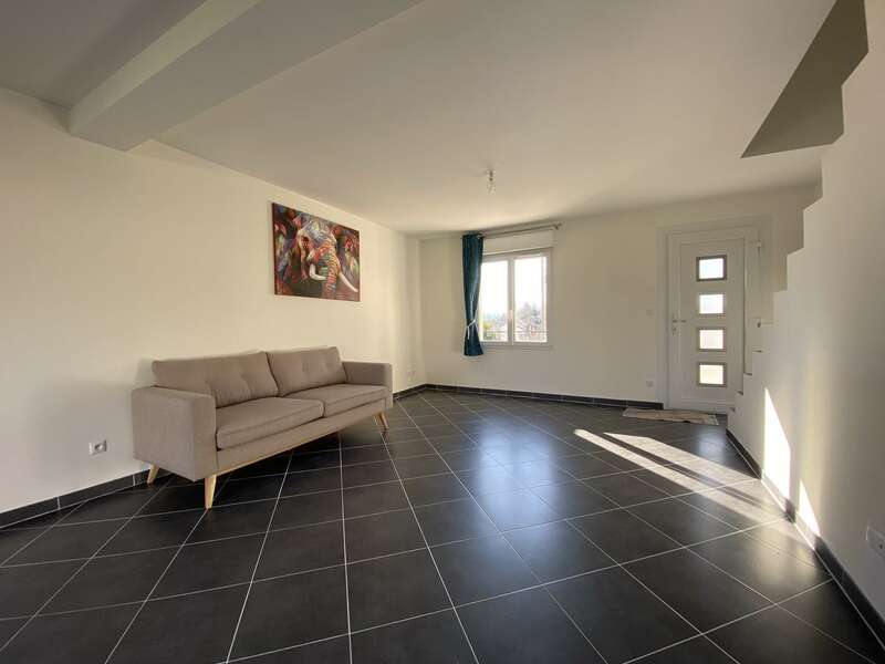 Chambre renovée et redécorée - home staging