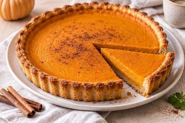 Tarte à la courge et aux épices