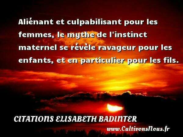 L'instinct maternel