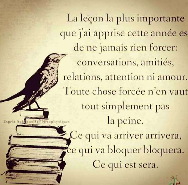  POURQUOI NOUS DEVONS LAISSER LES CHOSES SE FAIRE 