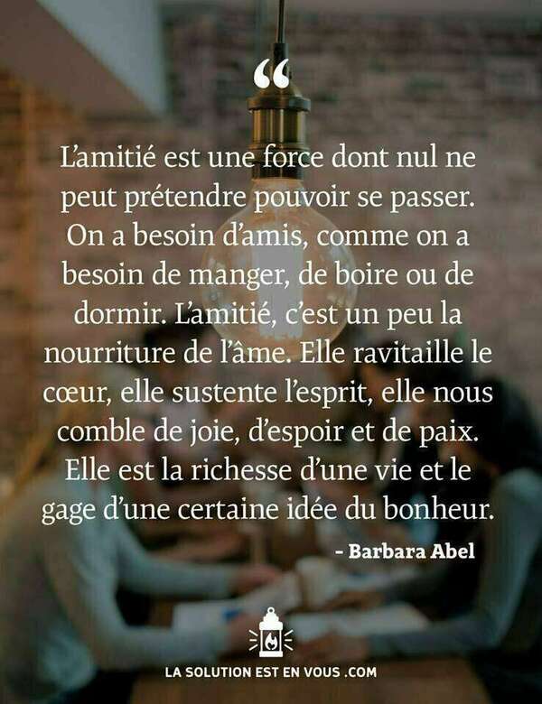L' AMITIÉ 