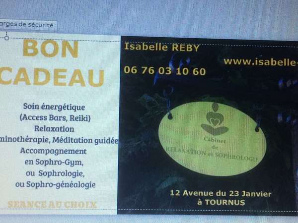 BON CADEAU (disponibles toute l'année)