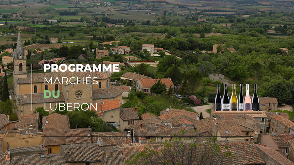 Dégustations estivales : nos cuvées sur les marchés du Luberon
