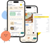 Menus et recettes de l’application prévention santé par la nutrition SmartDiet pour le quotidien en famille et au travail
