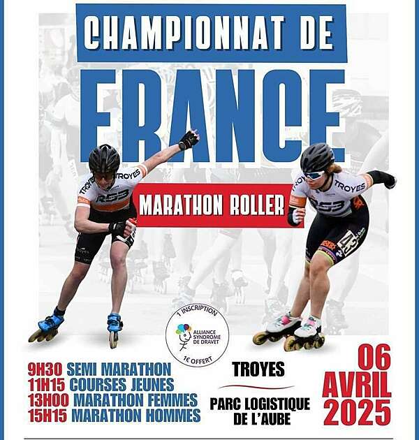 Championnat de France Roller Marathon 2025 à Troyes : Un Spectacle Sportif à Ne Pas Manquer !