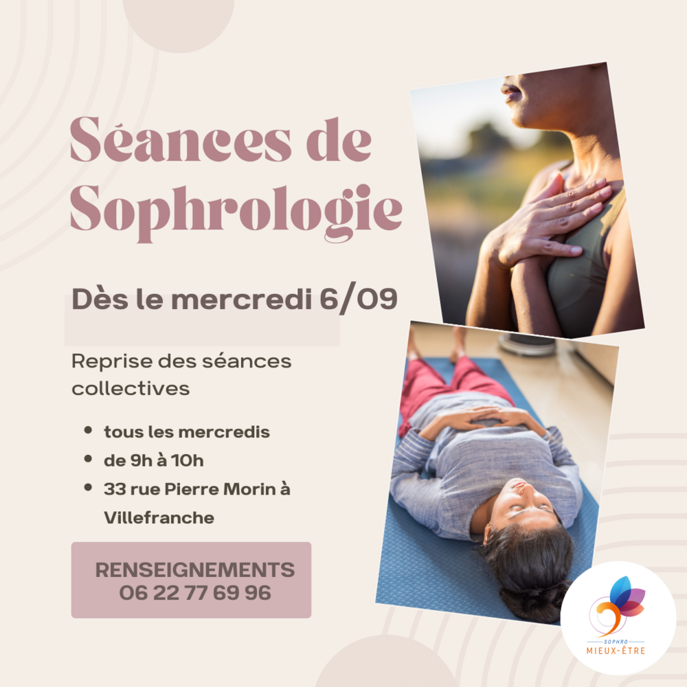 Reprise des séances collectives de Sophrologie