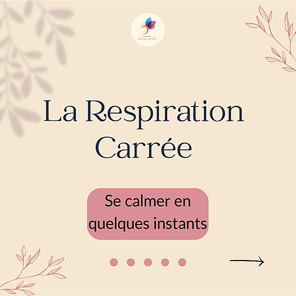 La Respiration Carrée : se calmer en quelques instants