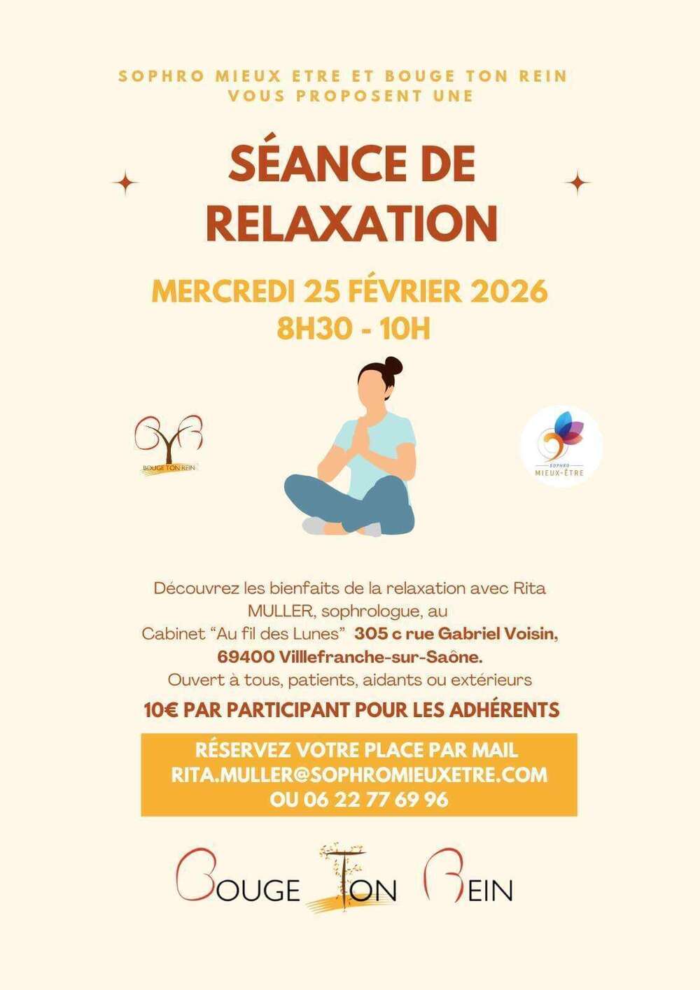 Partenariat avec Bouge ton Rein
