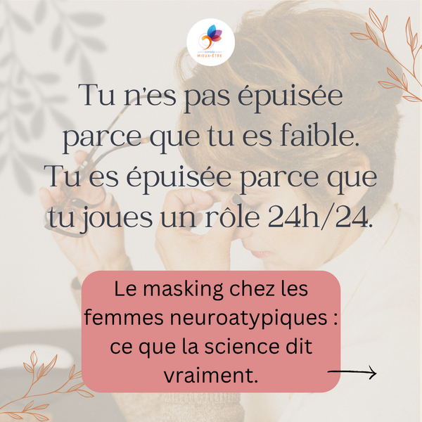 Tu n'es pas épuisée parce que tu es faible. Tu es épuisée parce que tu joues un rôle 24h/24.