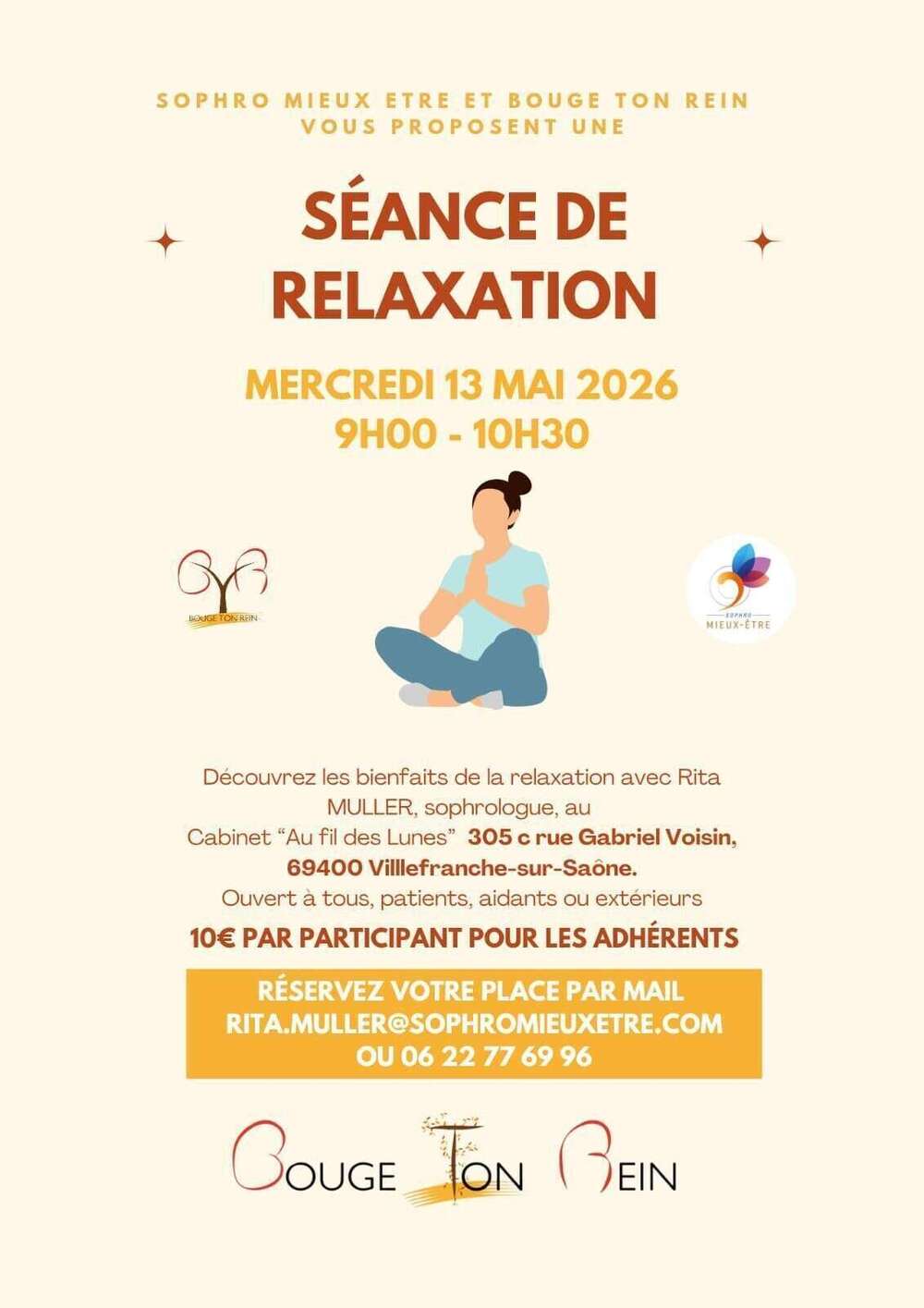 Relaxation de Mai avec Bouge Ton Rein