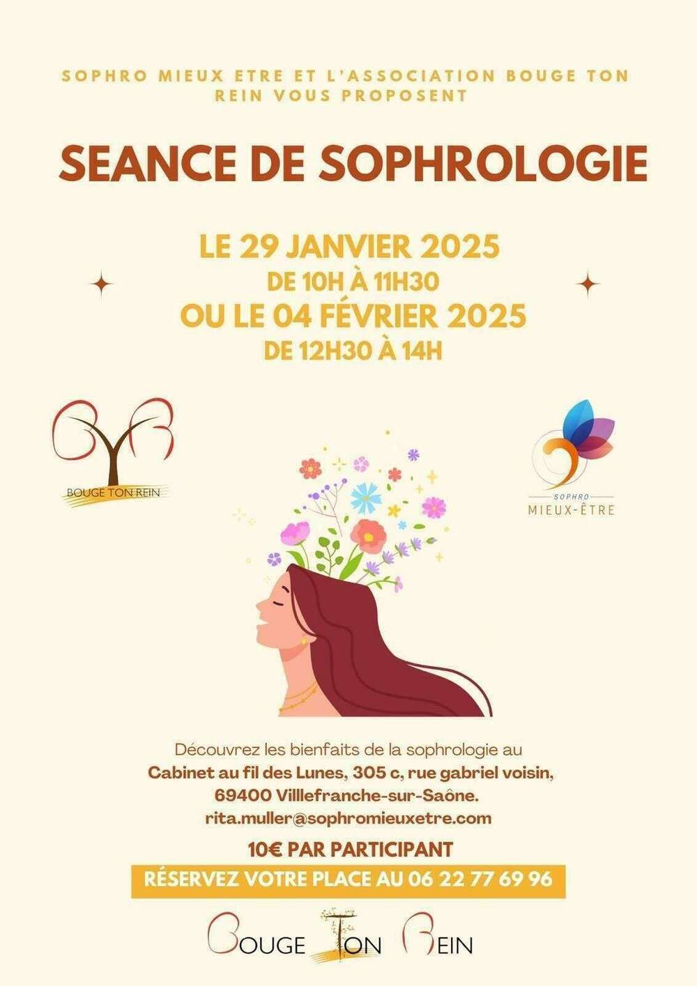 Une séance pour l'association Bouge ton rein