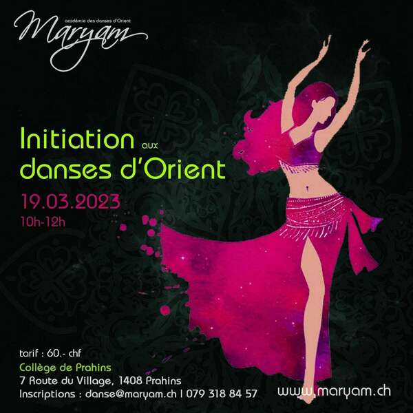 Stage découverte de danse orientale à Yverdon-les-Bains