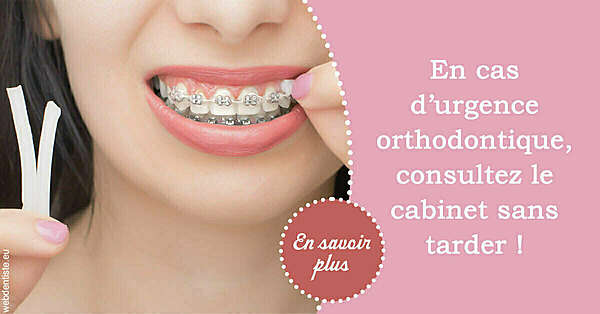 Urgence orthodontique