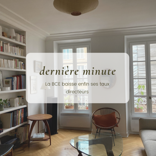 La BCE baisse (enfin) ses taux directeurs