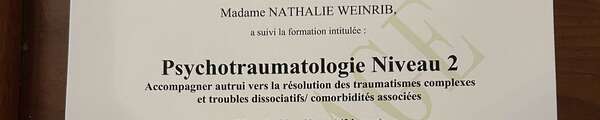 Je démarre 2026 avec une nouvelle certification en psychotraumatologie