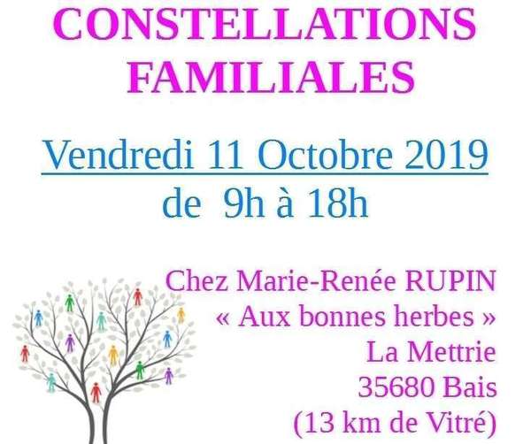 Constellations Familiales - Atelier le Vendedi 11 Octobre 2019