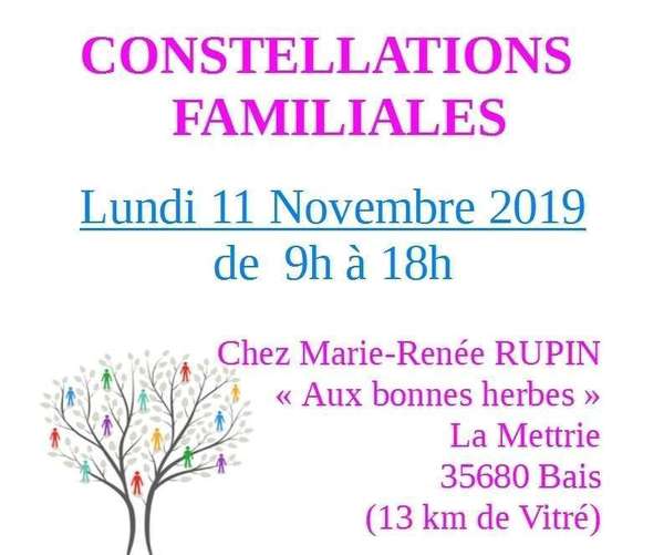 Constellations Familiales - Atelier le Lundi 11 Novembre 2019