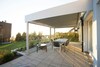 terrasse en bois avec dalle béton pour aménagement extérieur