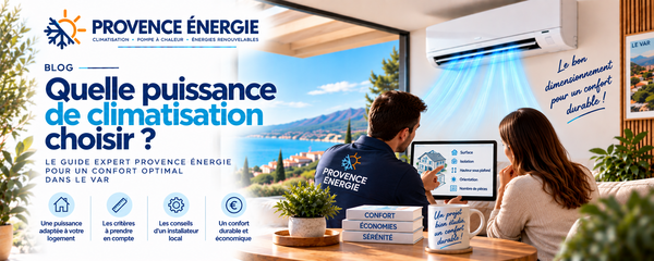 Quelle puissance de climatisation choisir ? Le guide expert Provence Énergie