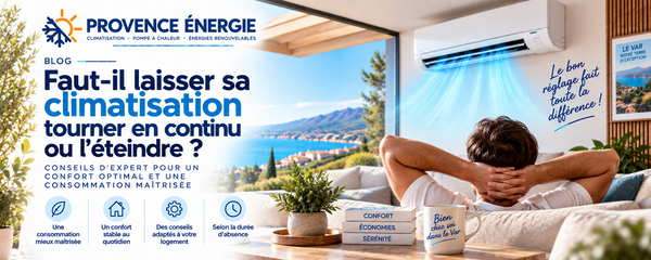 Climatisation réversible dans un salon – faut-il la laisser tourner en continu ou l’éteindre ?