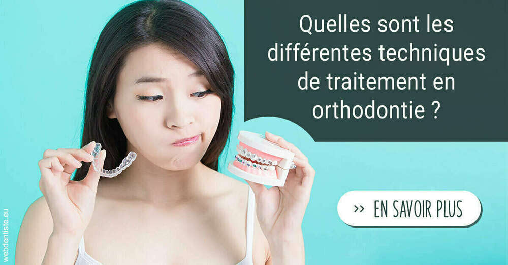 Les différentes techniques de traitement