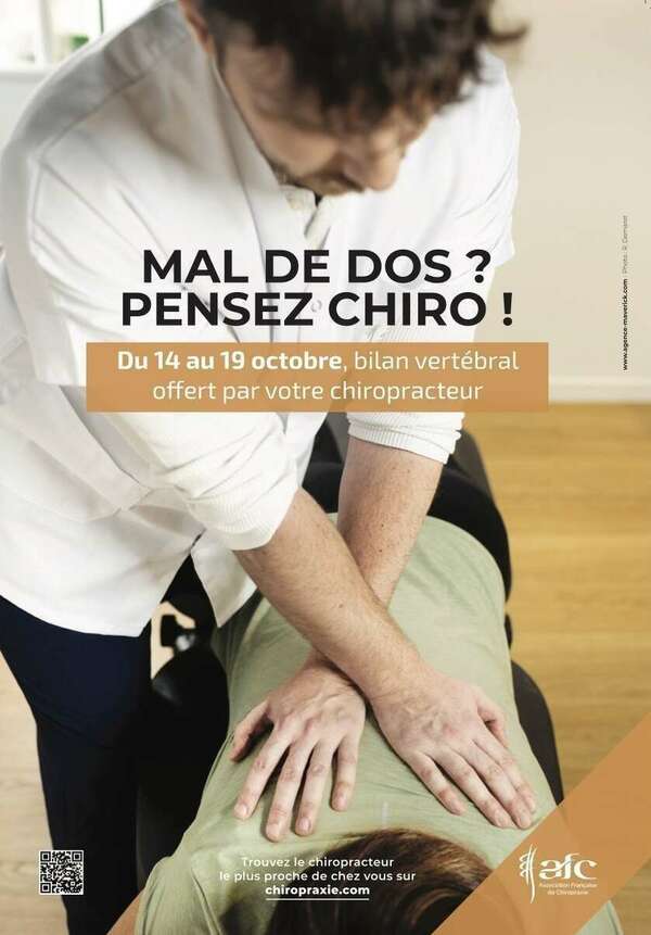 Bilan chiropratique offert 