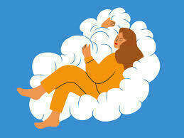 image d'une femme qui dort 